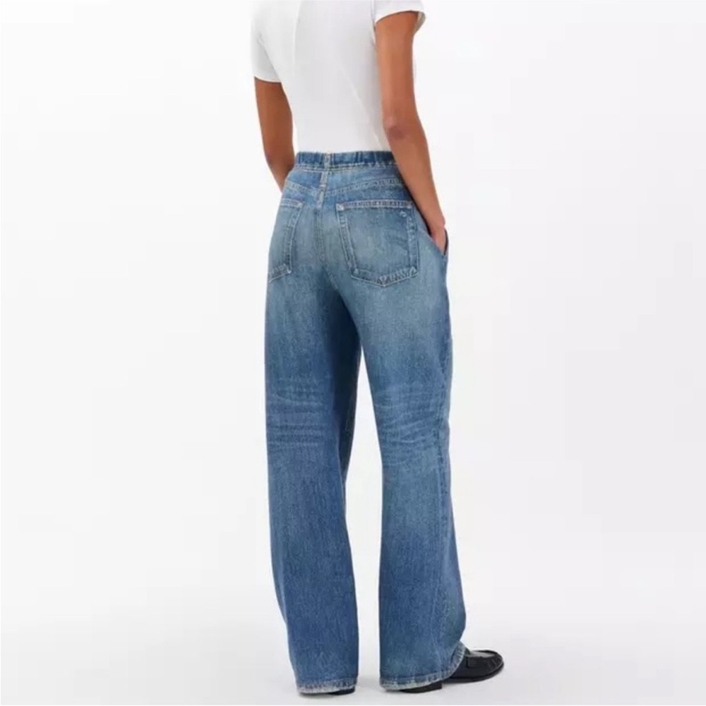 Rag & Bone ‘Miramar’ cotton terry wide leg pants in Lenox size XS
